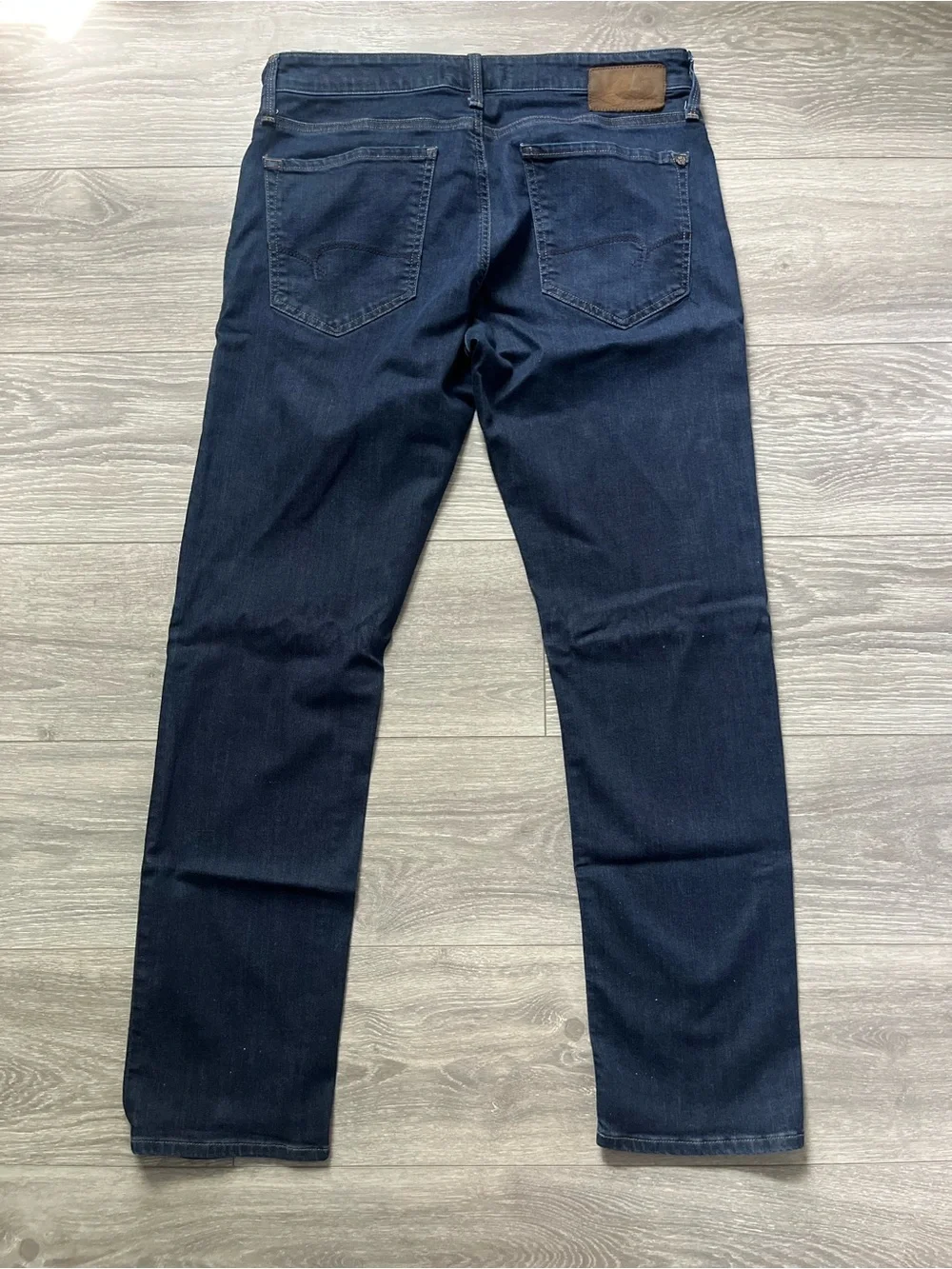 Mavi Zach Straight Leg Men’s Dark Wash Preppy Casual Blue Denim Jeans Size 34x32